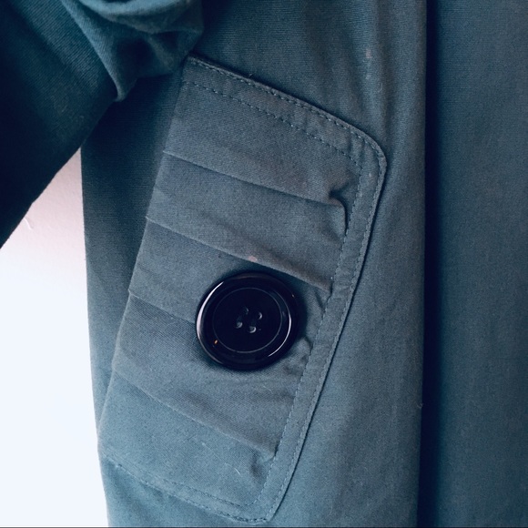 Teal cotton car coat - Picture 4 of 8